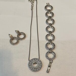 Brighton Elegant Silver Jewelry Set